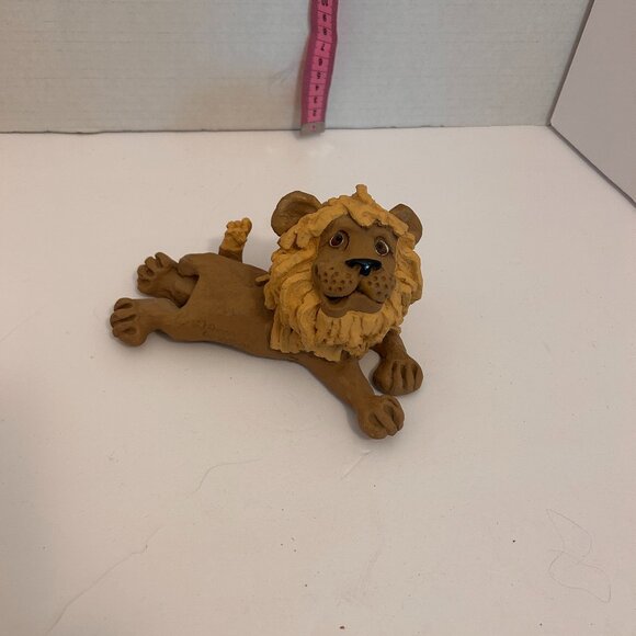 Vintage Lion Figurine Collection | Ceramic & Clay Miniatures – Lot of 7 - Picture 1 of 15